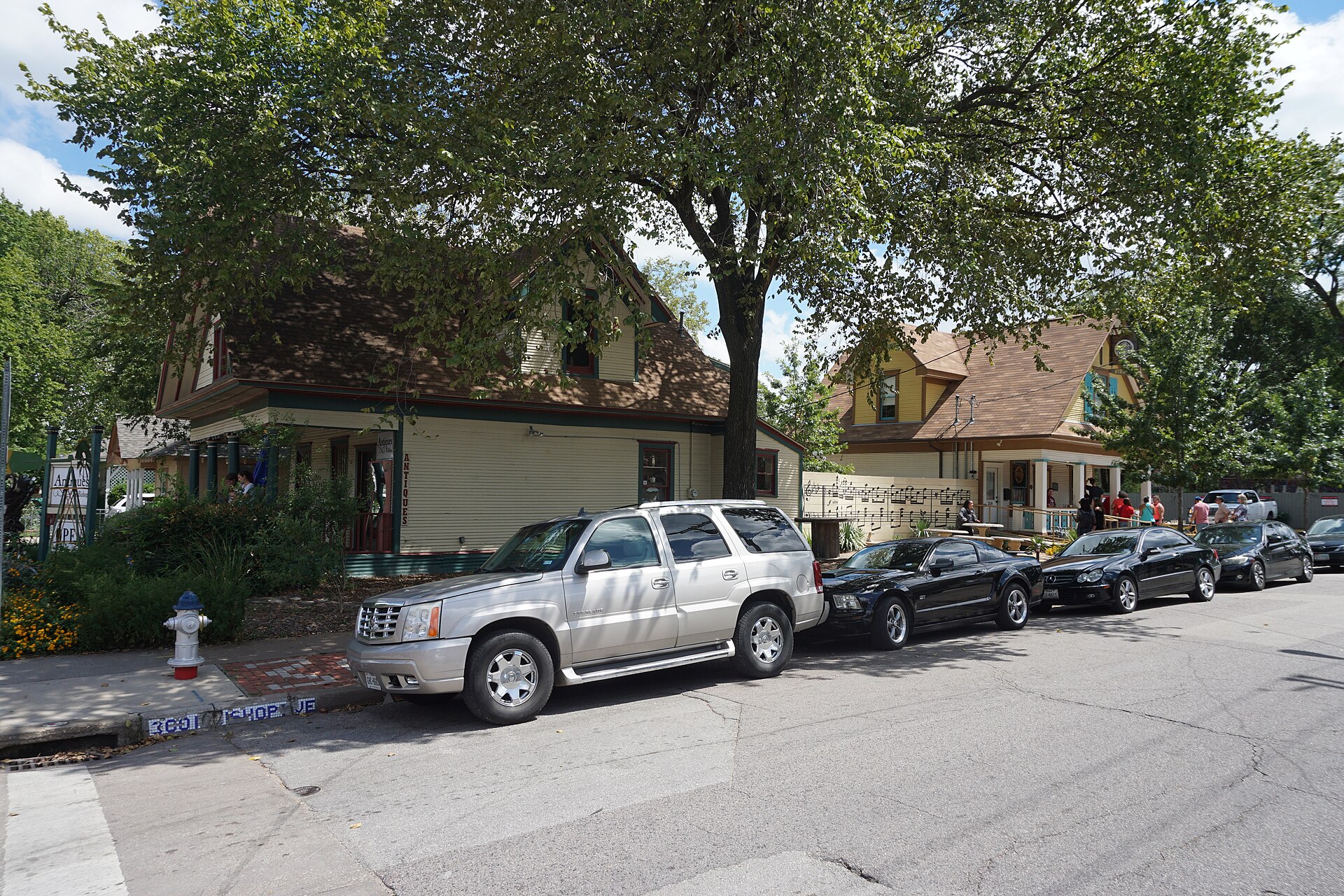 Bishop Avenue in the Bishop Arts District of Dallas, Texas