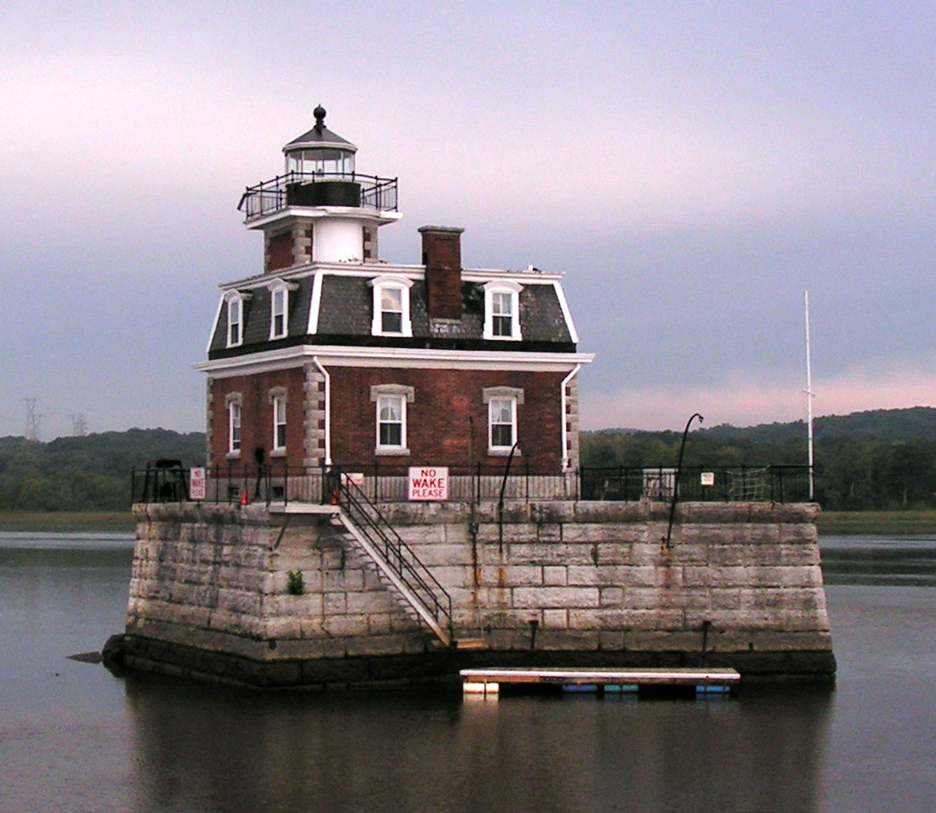 The Hudson-Athens Lighthouse on the Hudson River