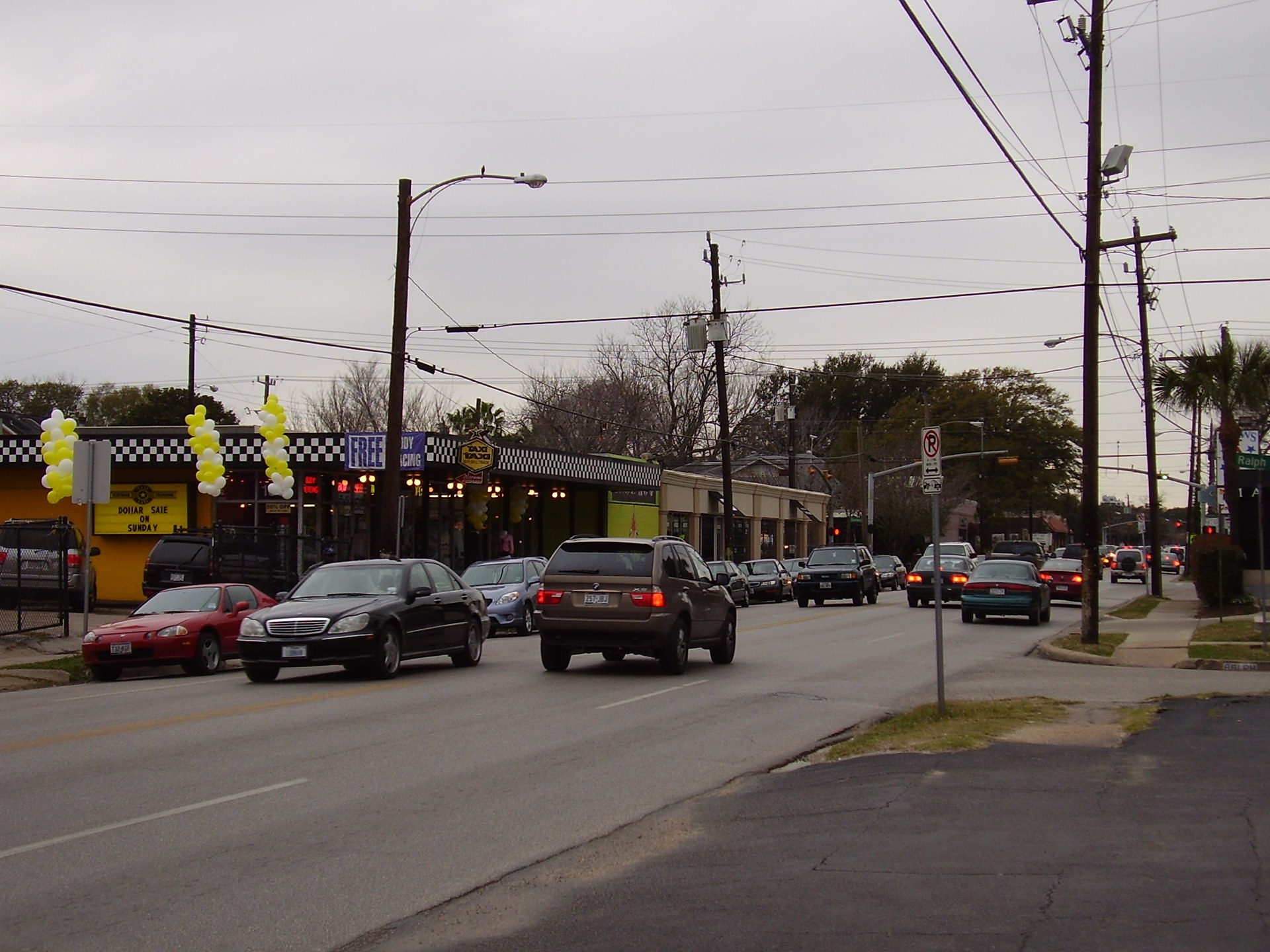Westheimer Road at Dunlavy Street in Montrose, Houston