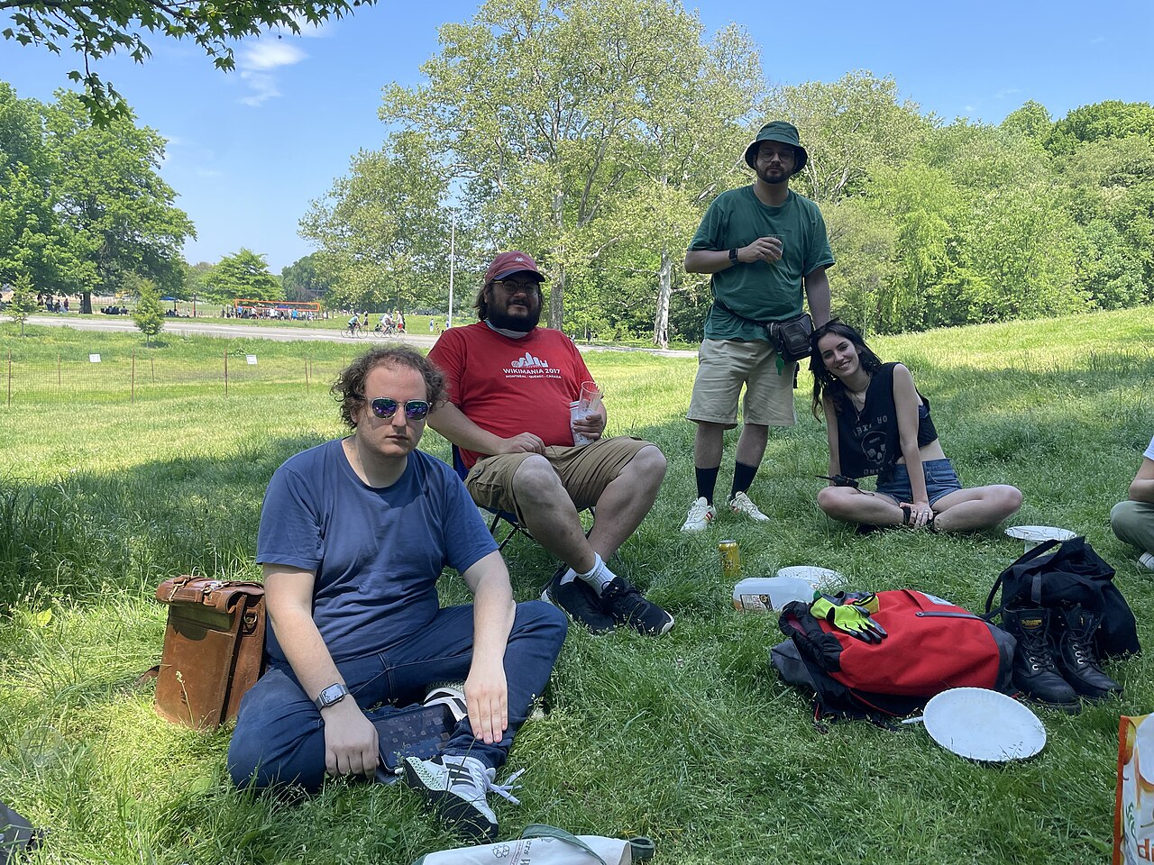 Prospect Park in use on a spring afternoon, Brooklyn, 2022