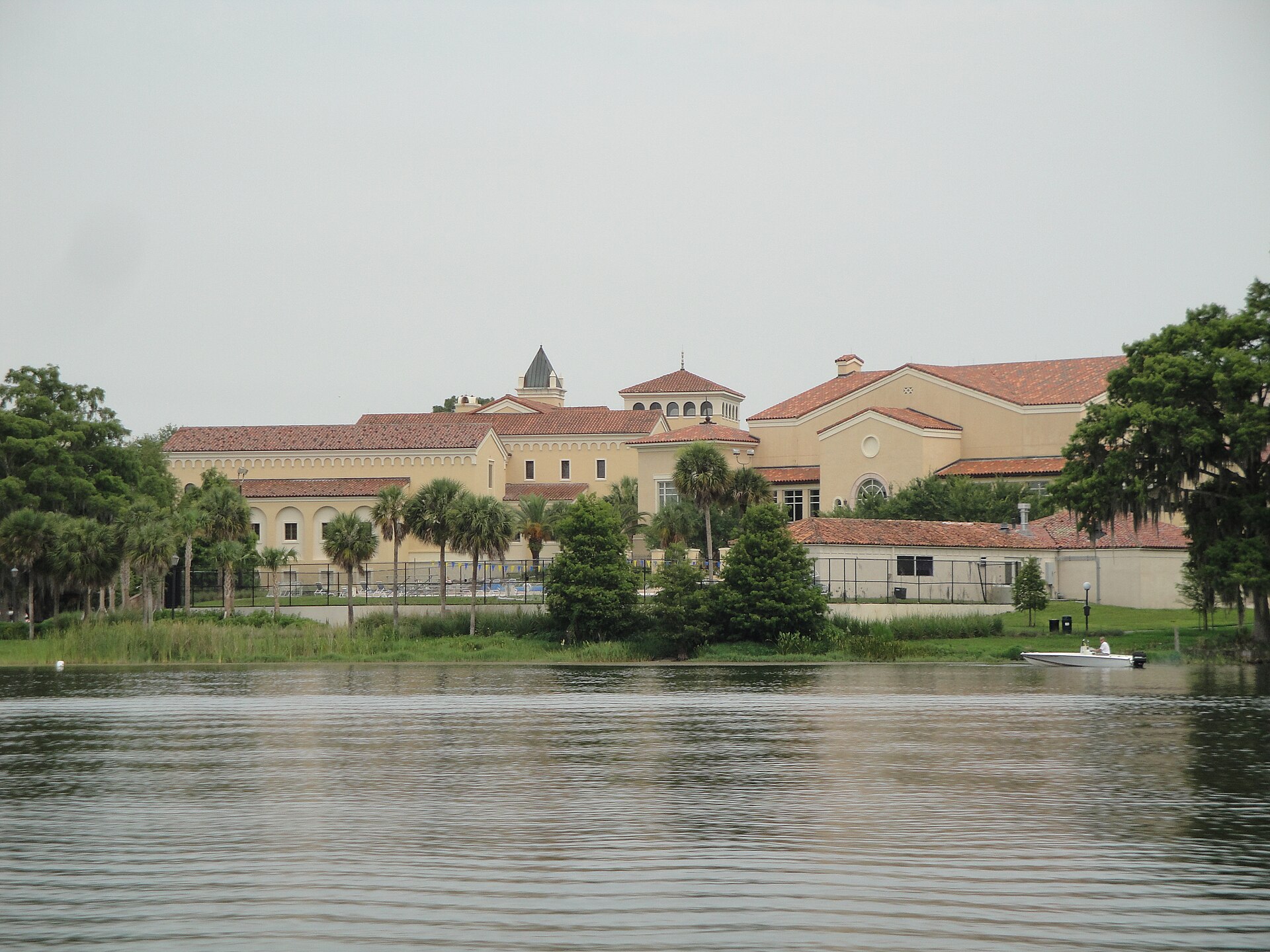 Rollins College in Winter Park, seen across Lake Virginia